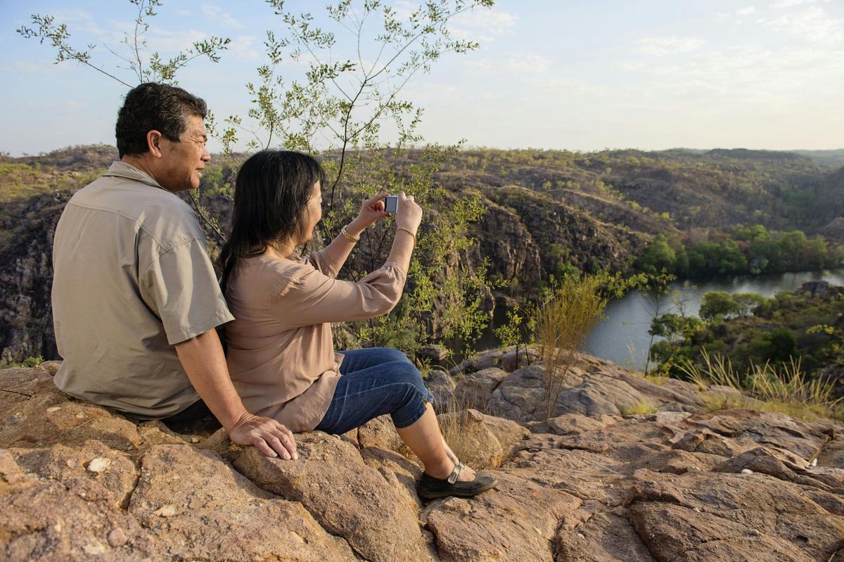 Katherine Gorge Cruise & Edith Falls (Leliyn) Day Tour