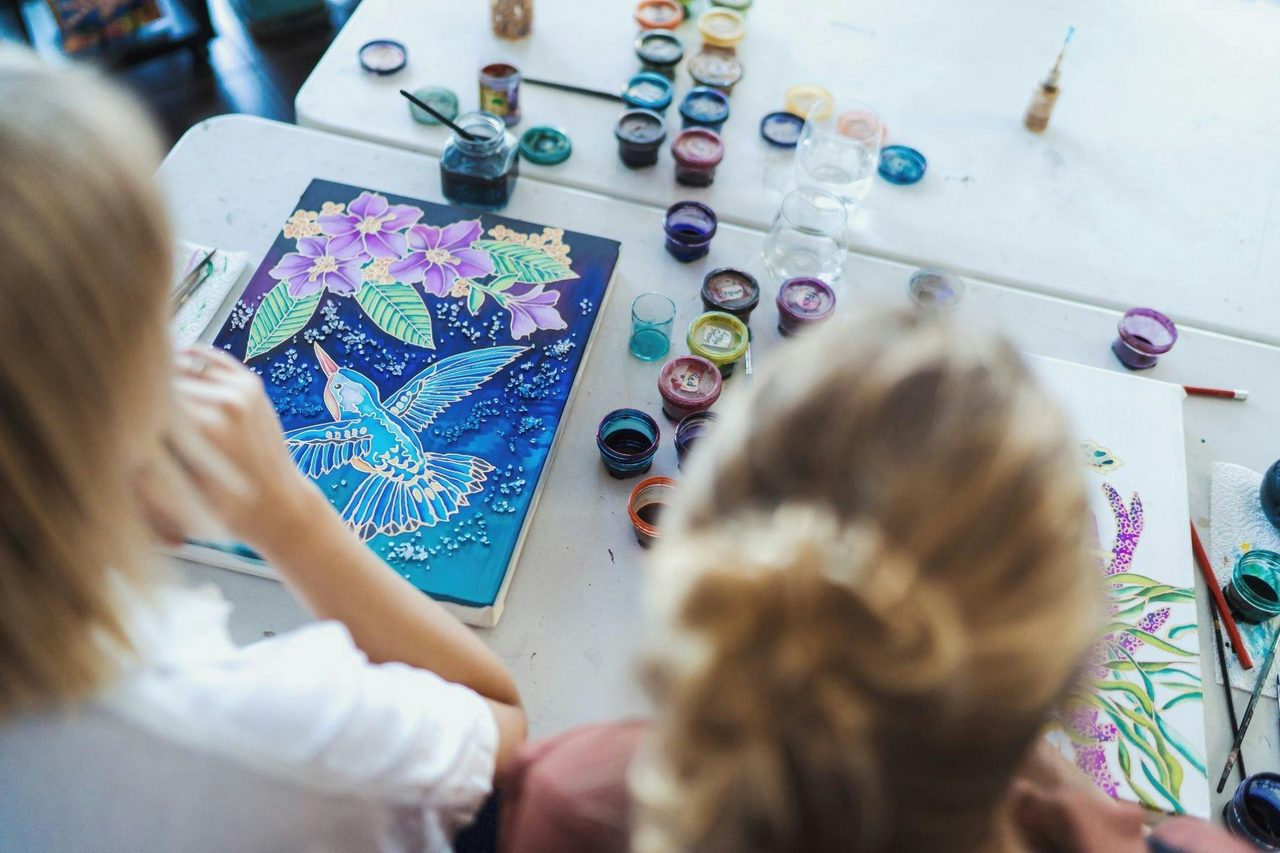 Silk Painting Workshop with Kim Toft