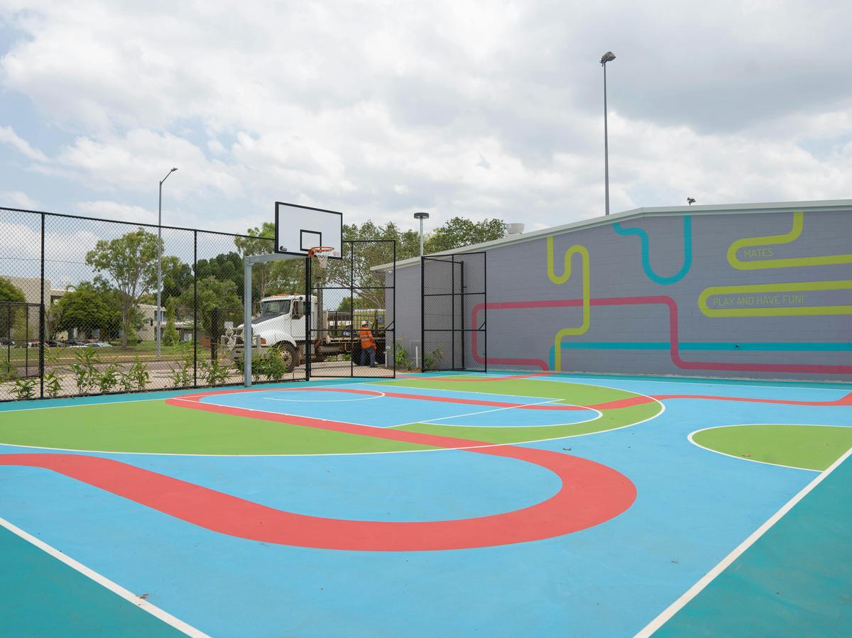Basketball is another great way to get moving outdoors at SWELL.