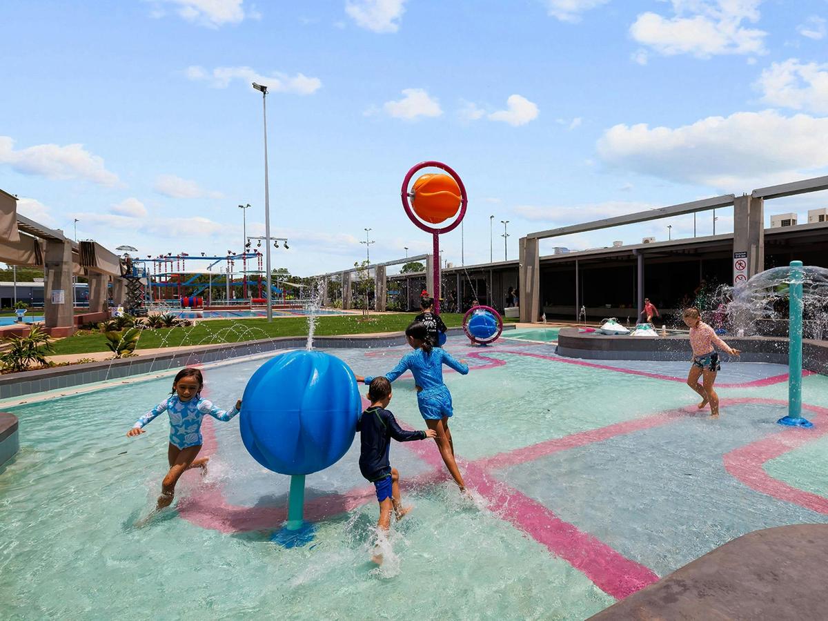Little ones will have a blast in the fun and activity filled splash zones