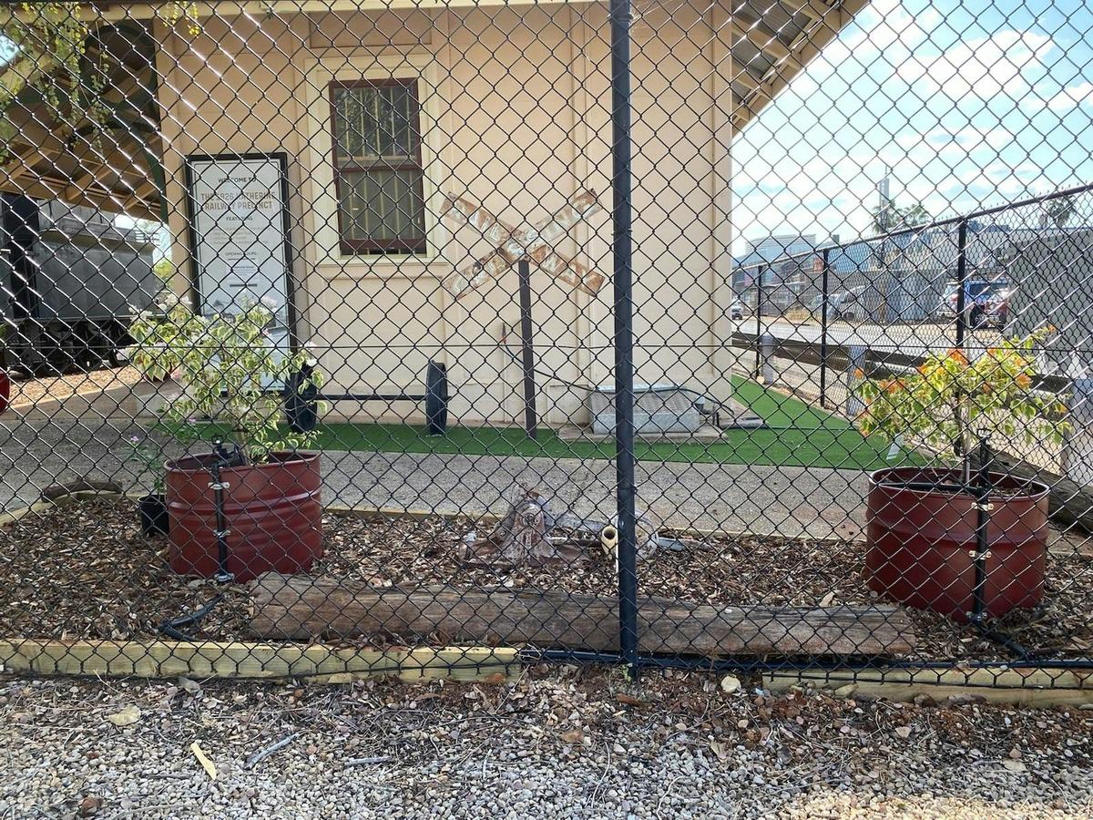 The Old Katherine railway station