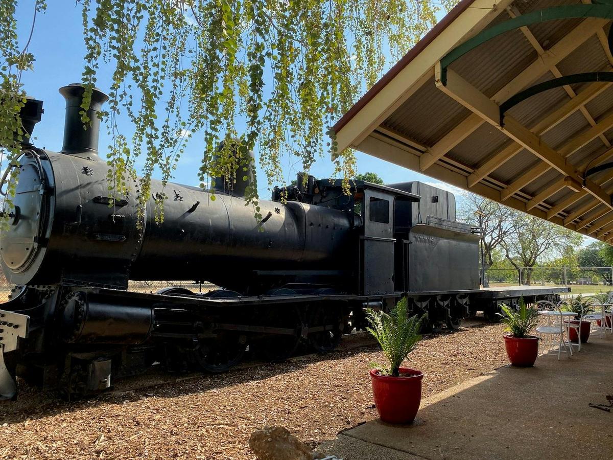 NFB88 back at the Old Katherine Railway station