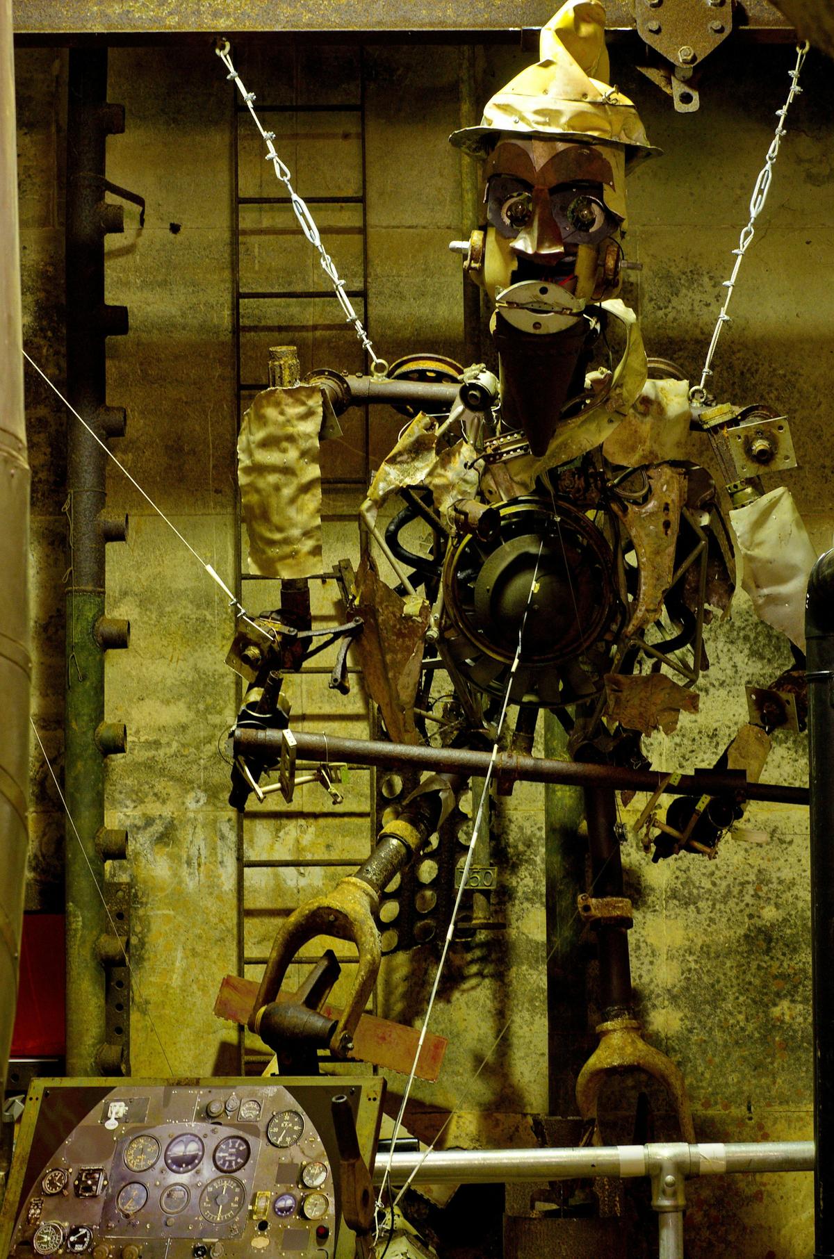 The Digger Man - fully constructed from WWII items and artefacts