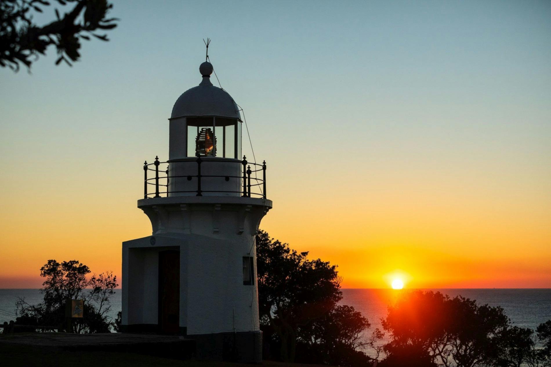 Ballina Lighthouse at Sunrise