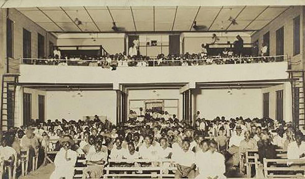 1930 - inside the new theatre - segregated seating