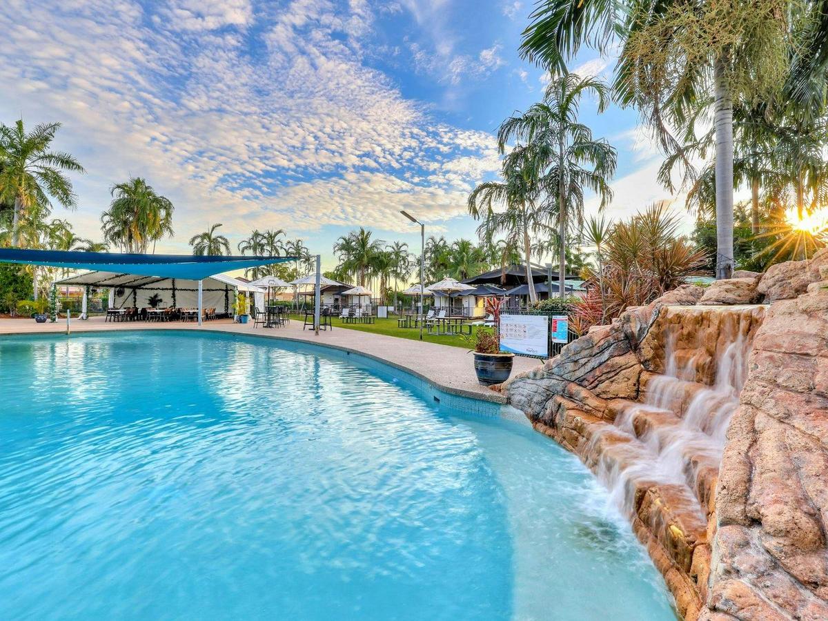 Main Pool waterfall
