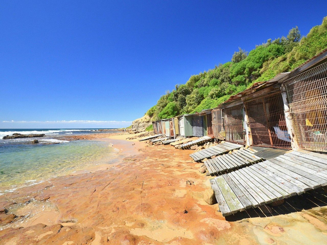 Sandon Point Boat Sheds
