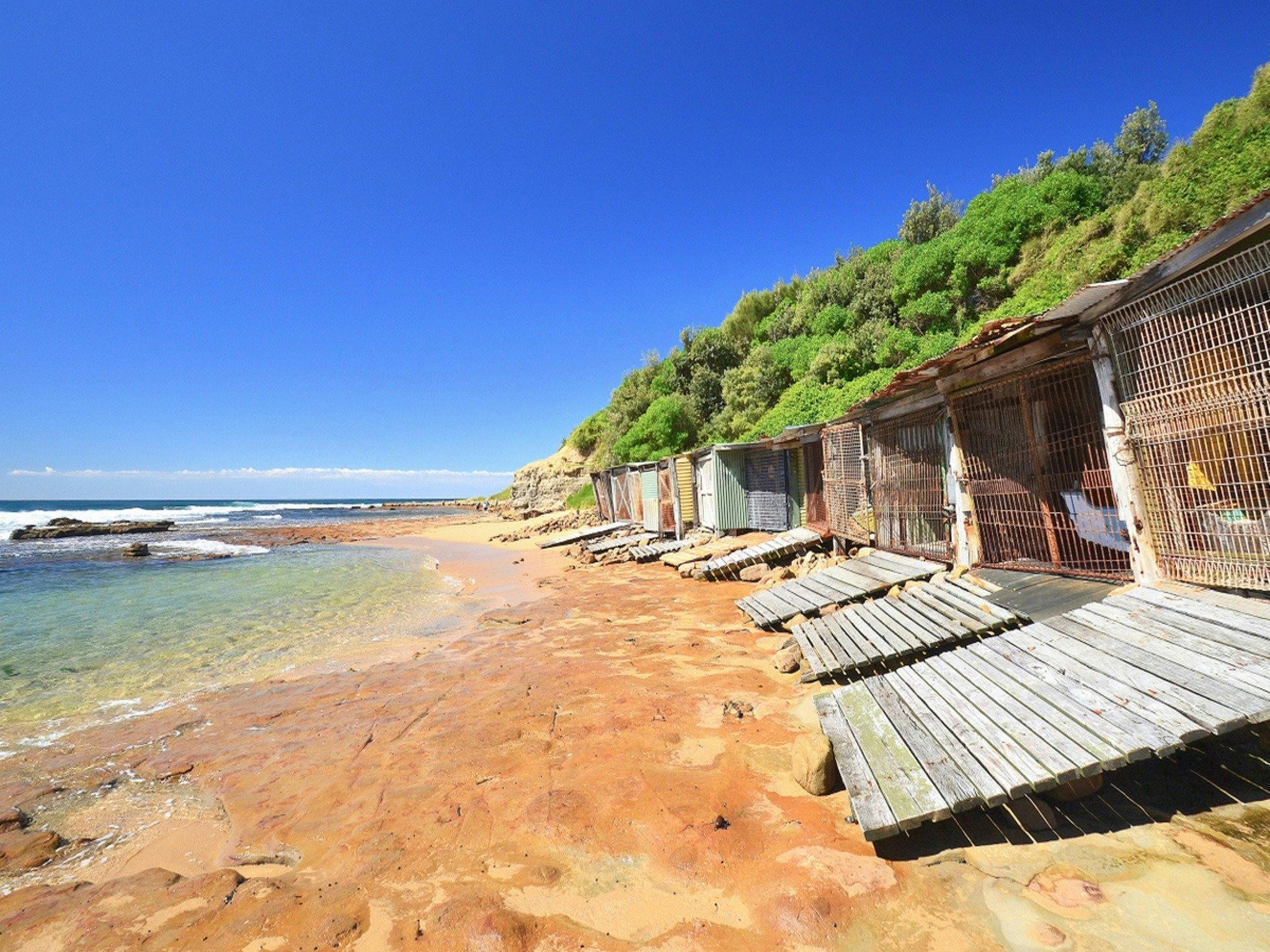Sandon Point Boat Sheds