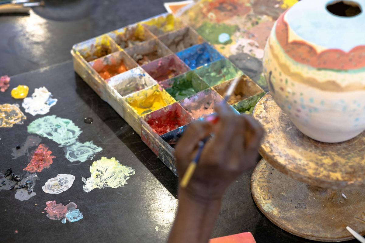 Artist's paint box