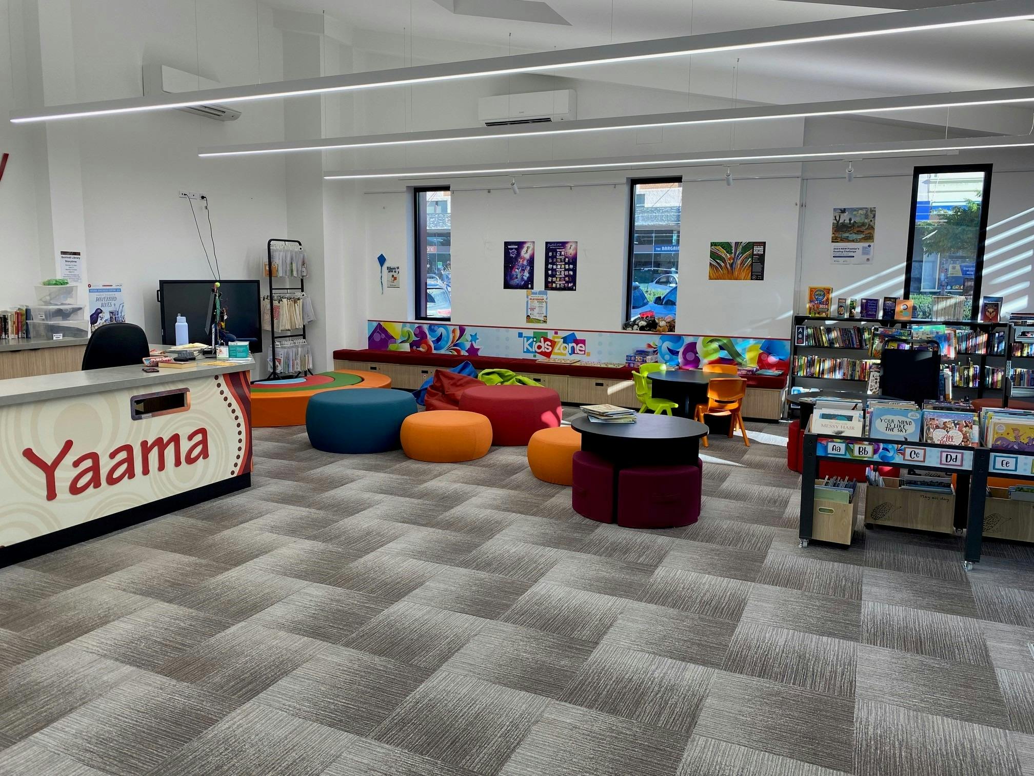 Quirindi Library childrens area