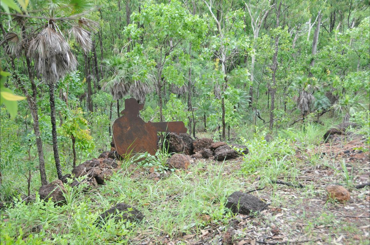 Interpretative installation on the site.
