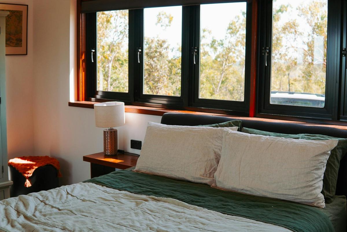 French Linen Queen Bed