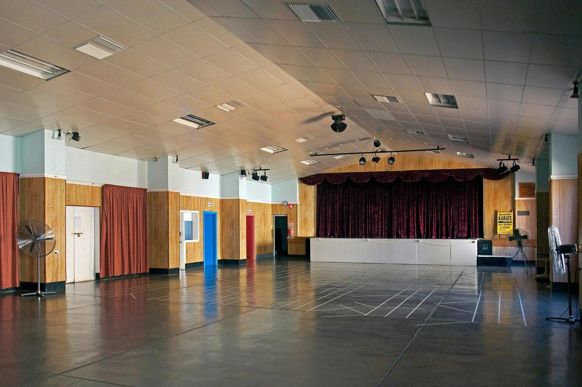Inside the theatre