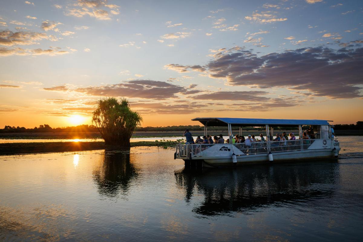 Yellow Water Cruise at Sunset