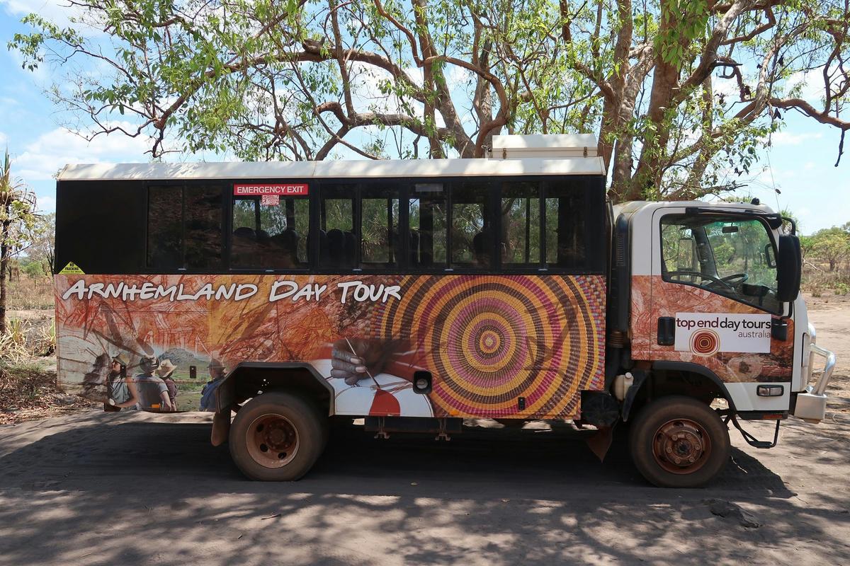 Top End Day Tours Austalia four wheel drive truck