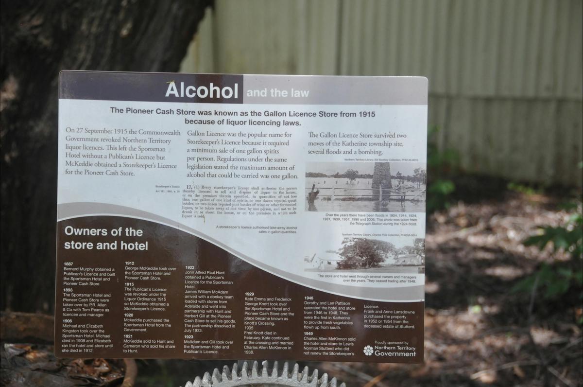 Interpretative signage on site.