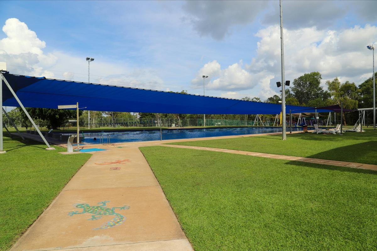 Jabiru Pool under shade
