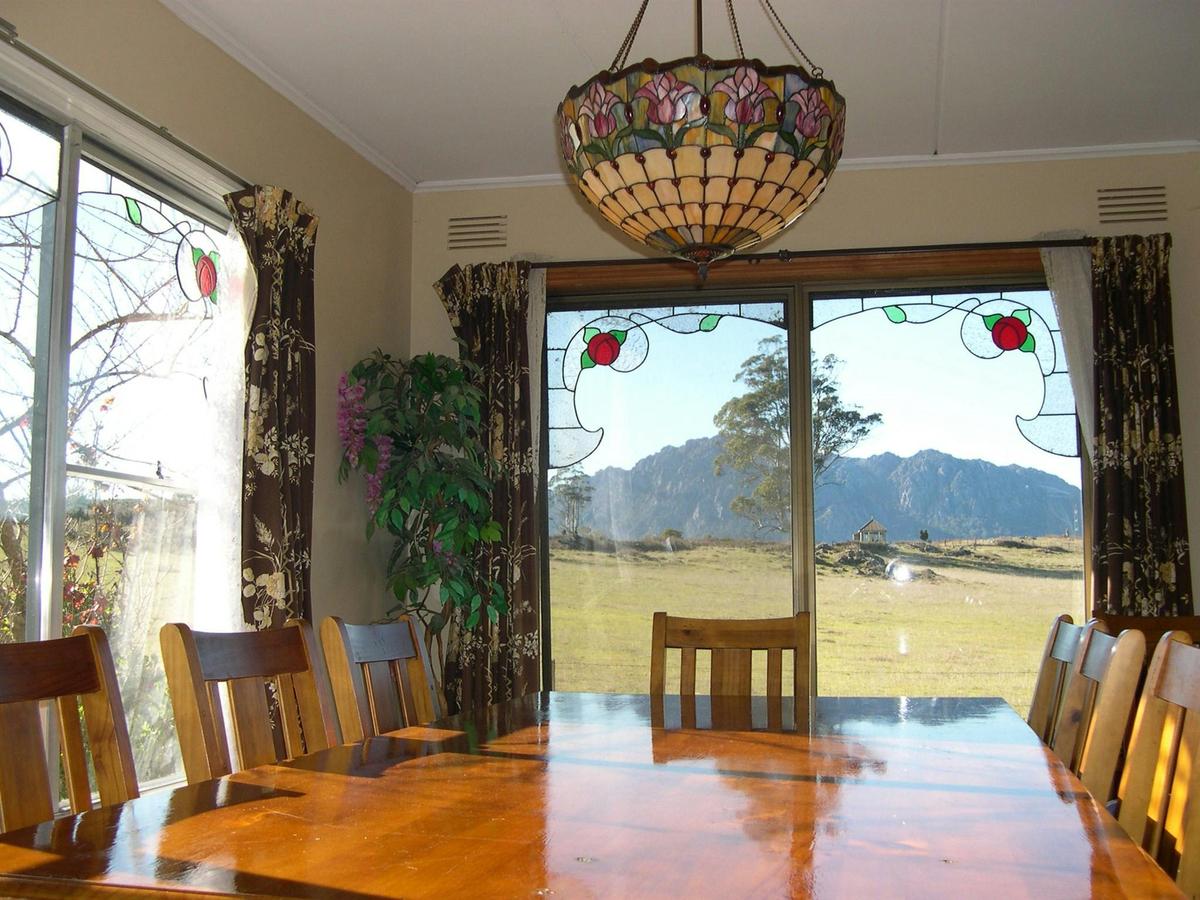 Separate dining room in all cottages