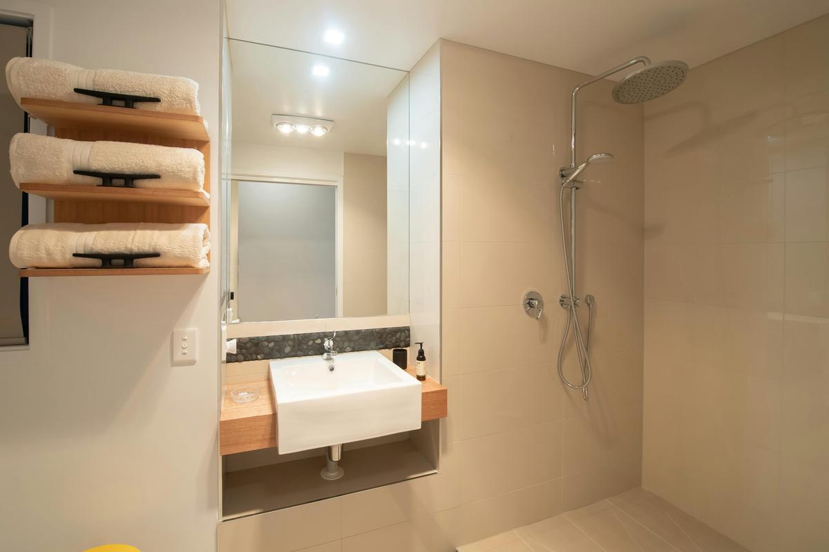 Ensuite bathrooms with rainshower