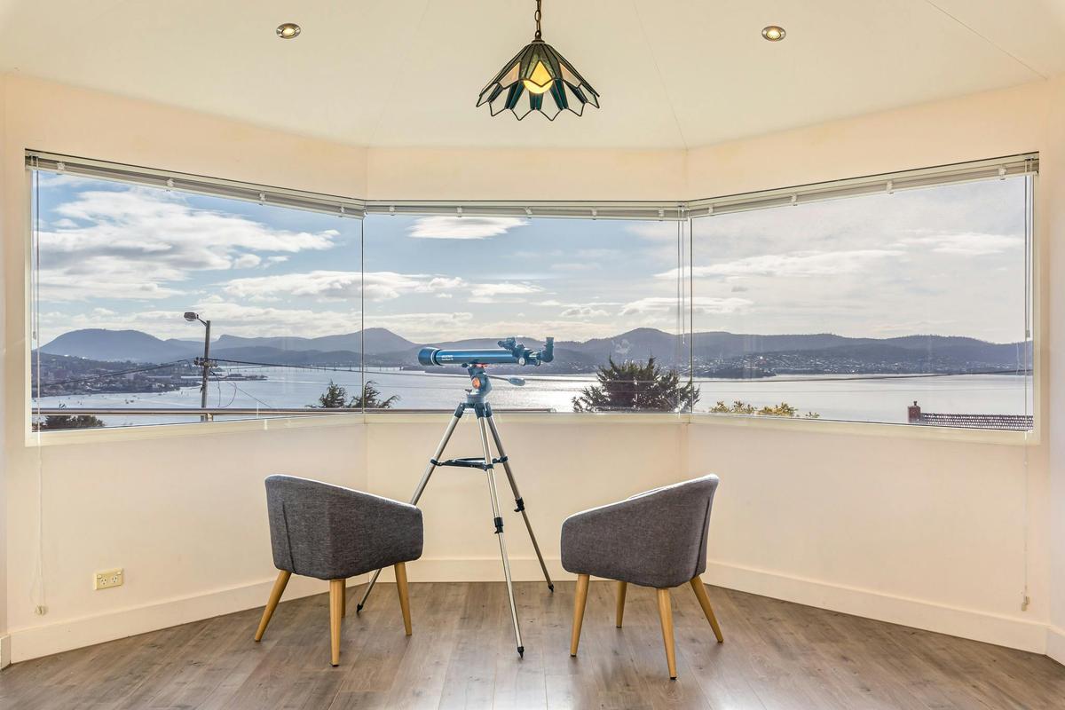 Living room with view