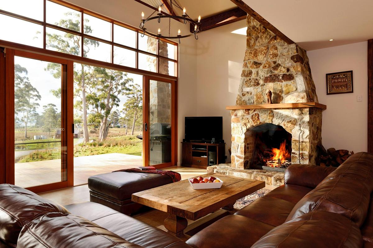 The Lodge living space