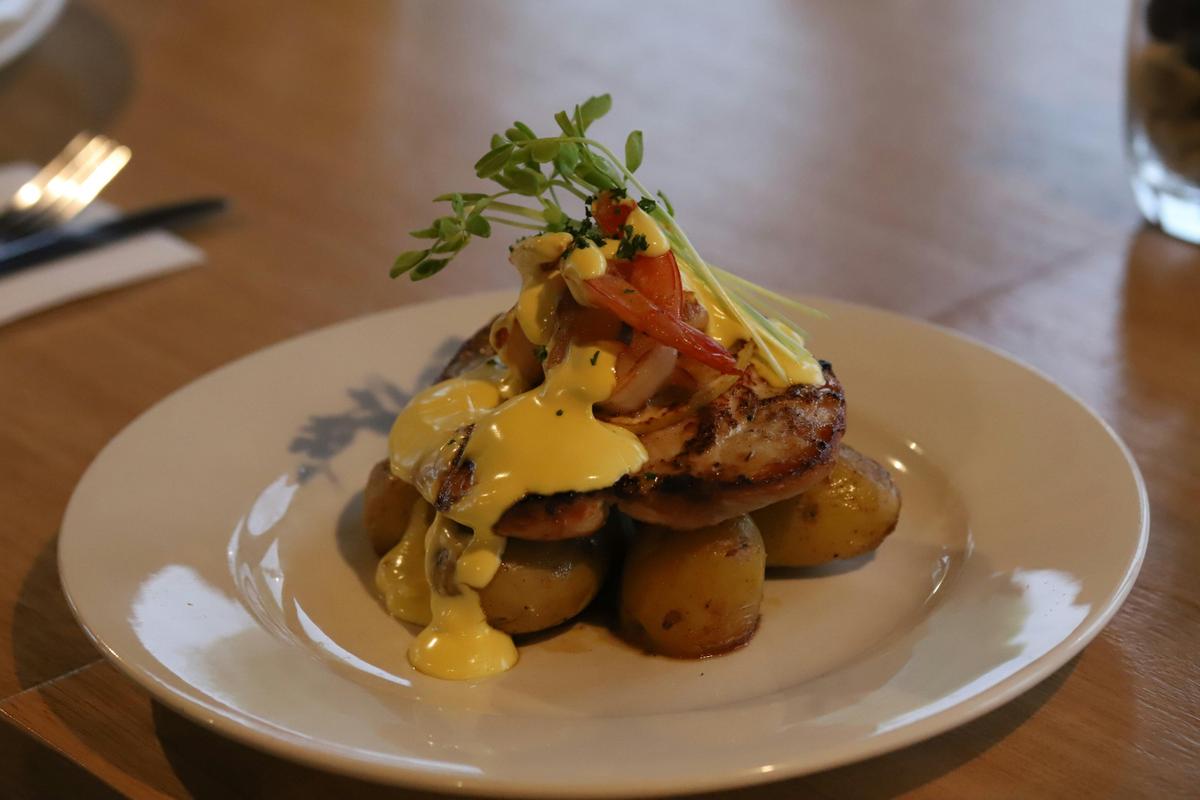 Chicken at the Alpenrose Bistro