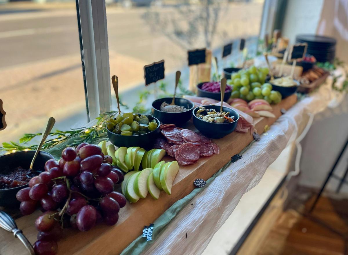 Private Event Grazing Section