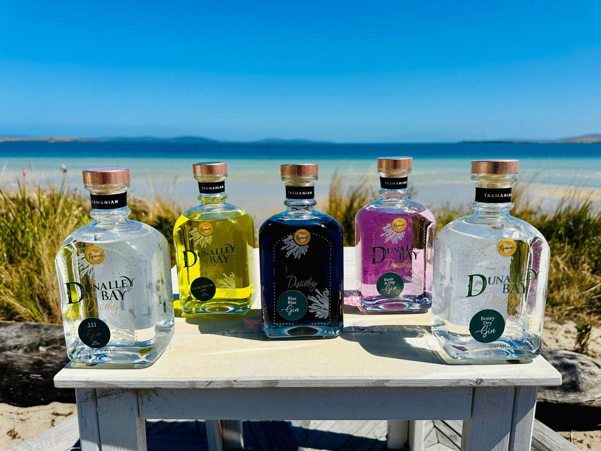 Some of the award winning gin