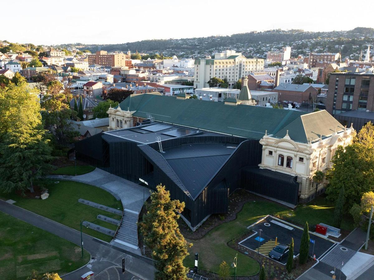 Albert Hall, Launceston | Birds-eye-view
