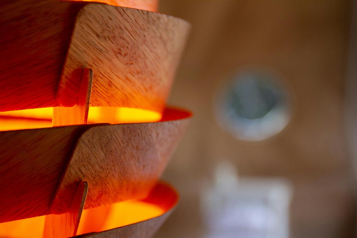 Domescapes Glamping, Swell Pendants by Geoffrey Cameron Marshall