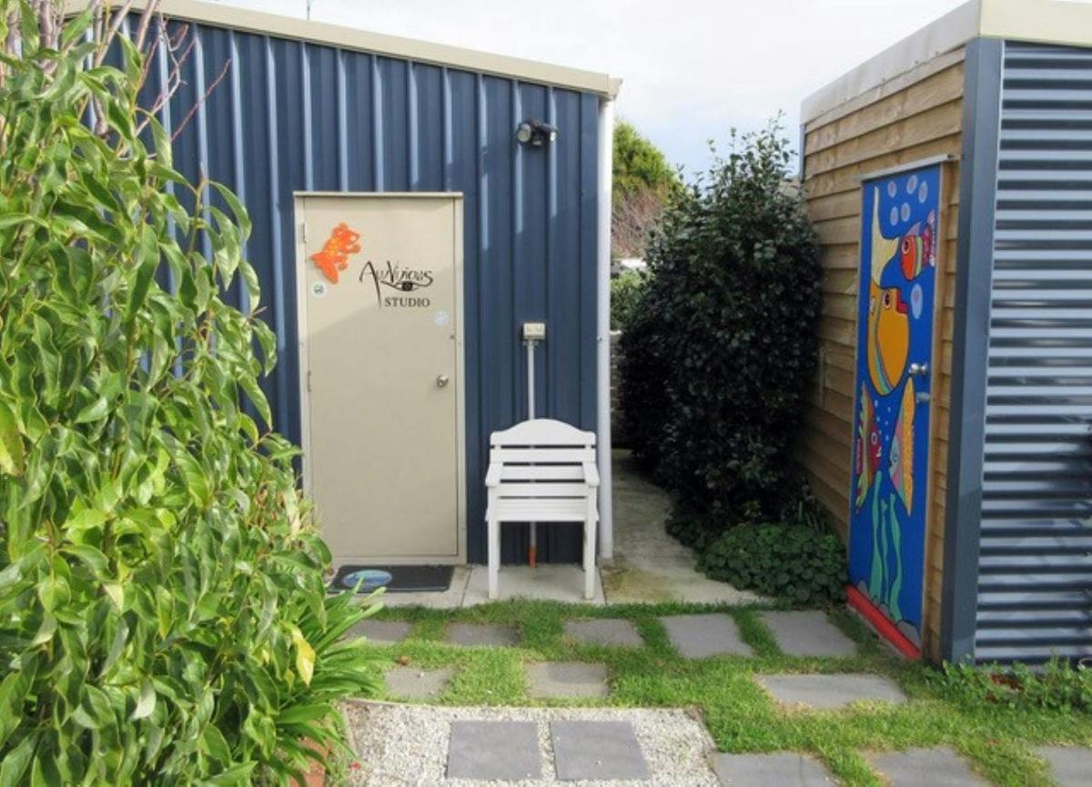 Front door of Art Studio