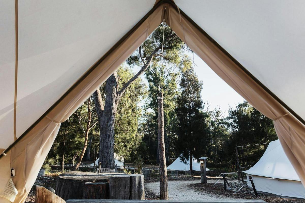 View from Bell Tent