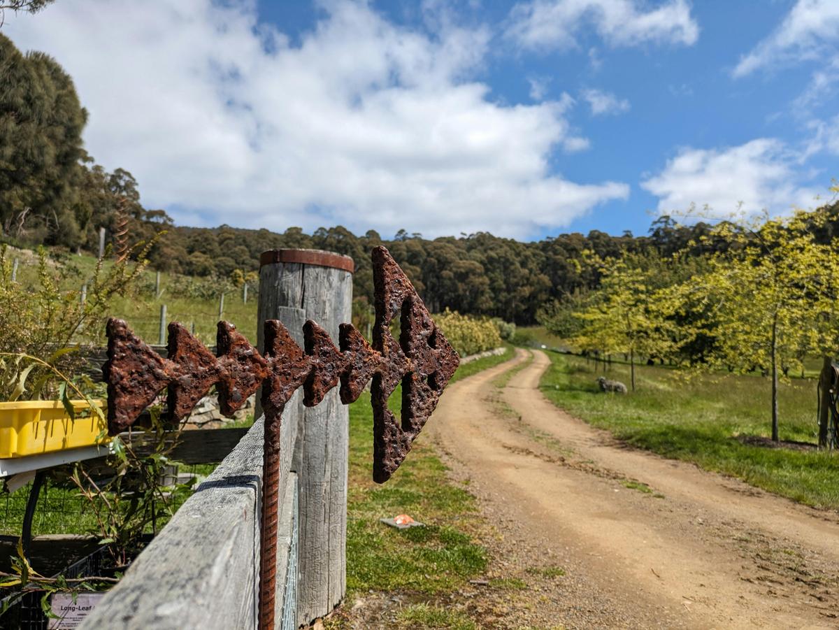 Entry to the art farm
