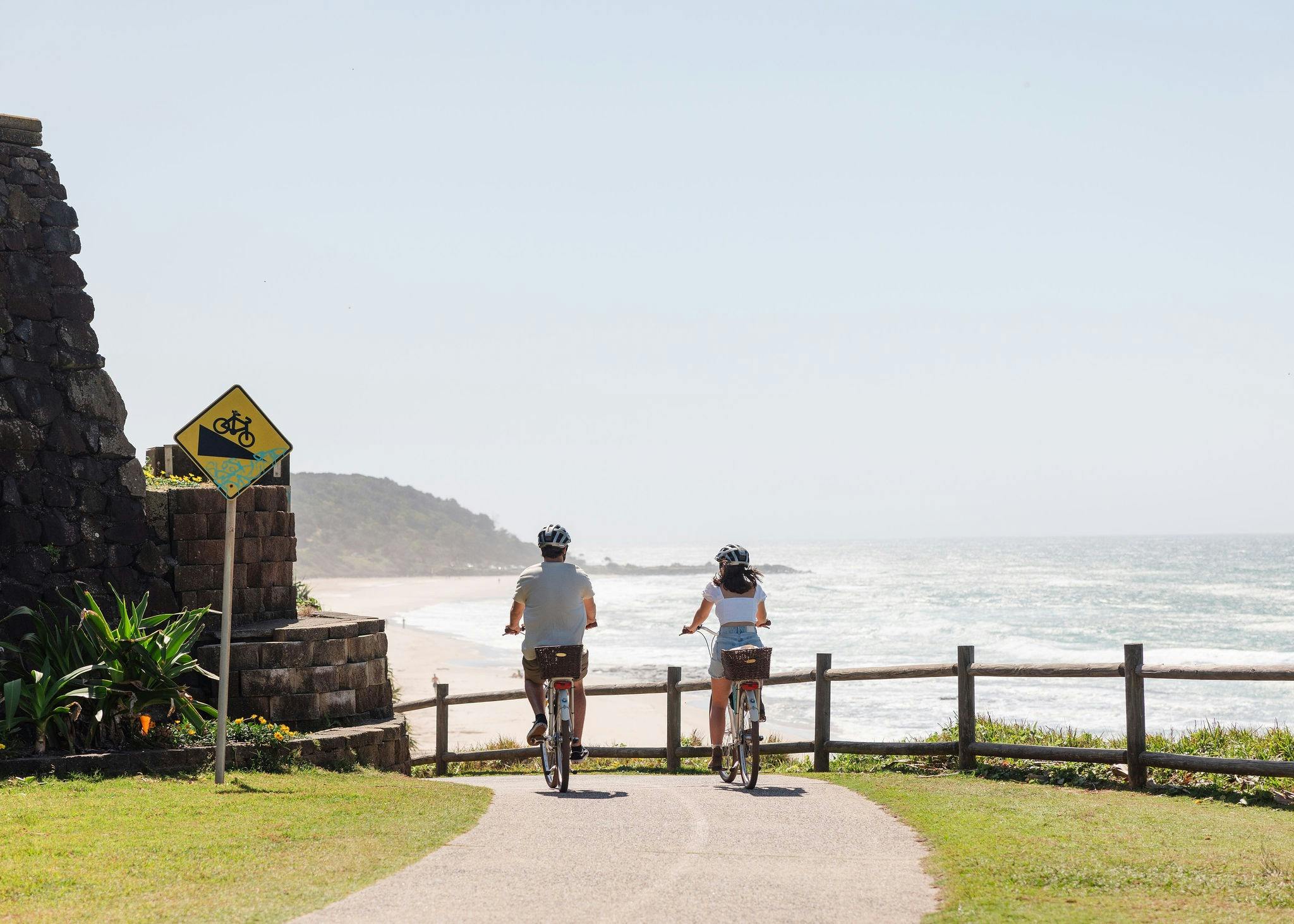 Riding to Shelly Beach