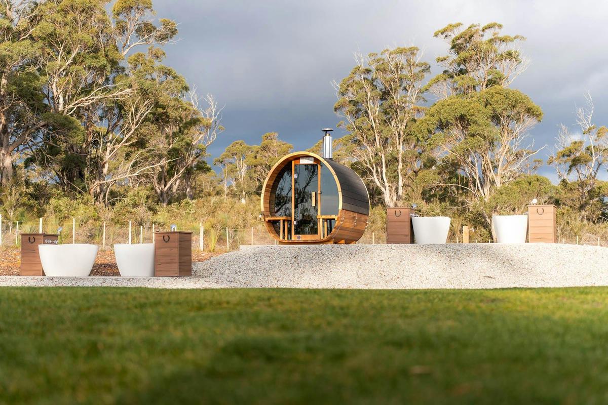 Sauna and outdoor baths