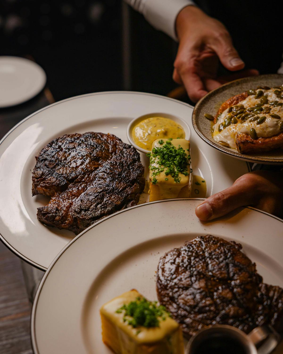 Scotch fillet, truffled bearnaise
