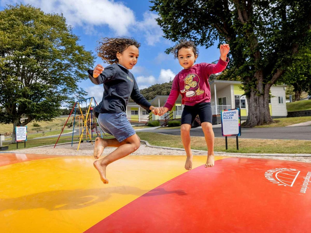Jumping For Joy on our GIANT Jumping Pillow