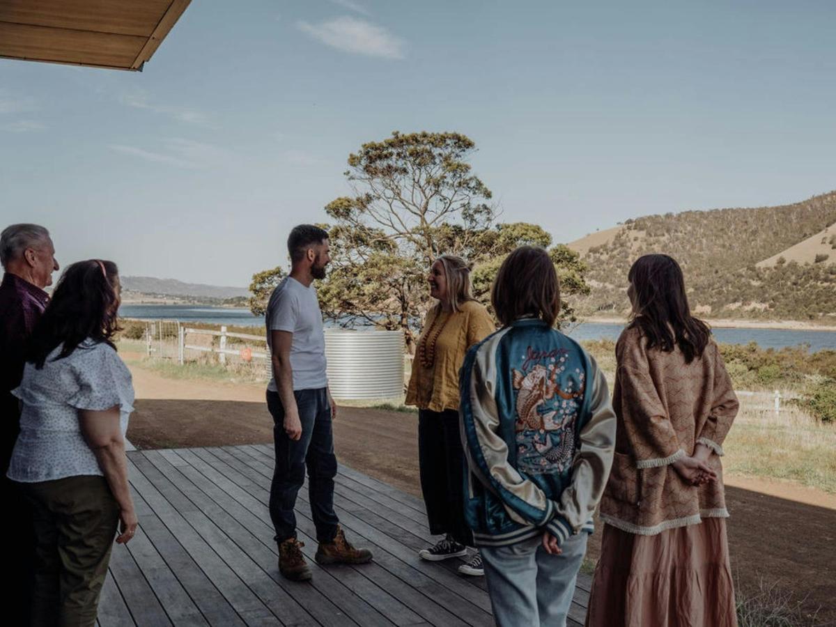 Guests enjoying the views
