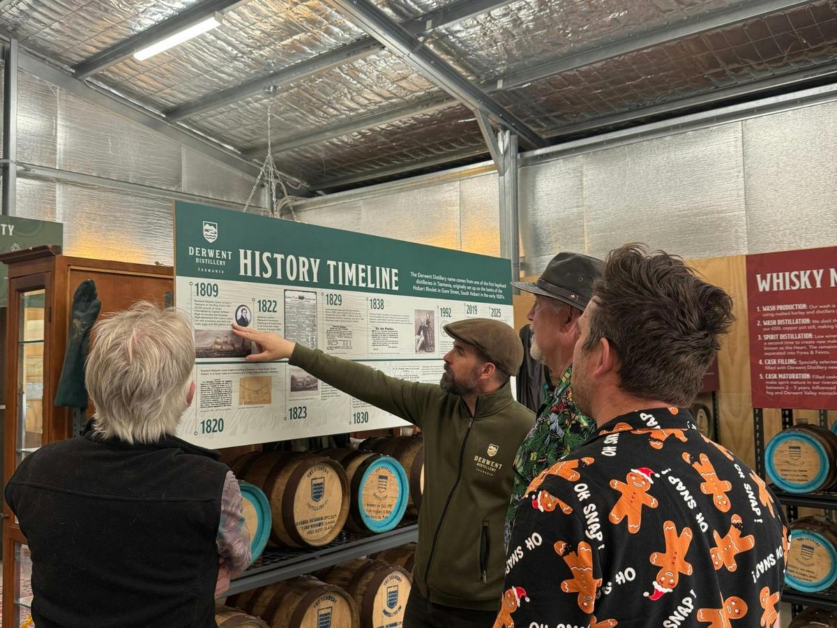 Enjoy an intimate guided tour with one of our distillers