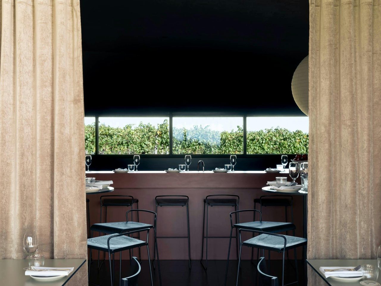 Overlooking the vines