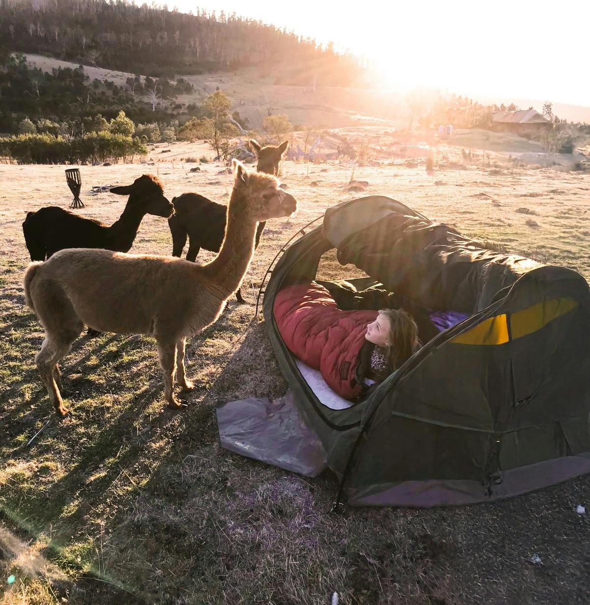 Self-contained camping experience