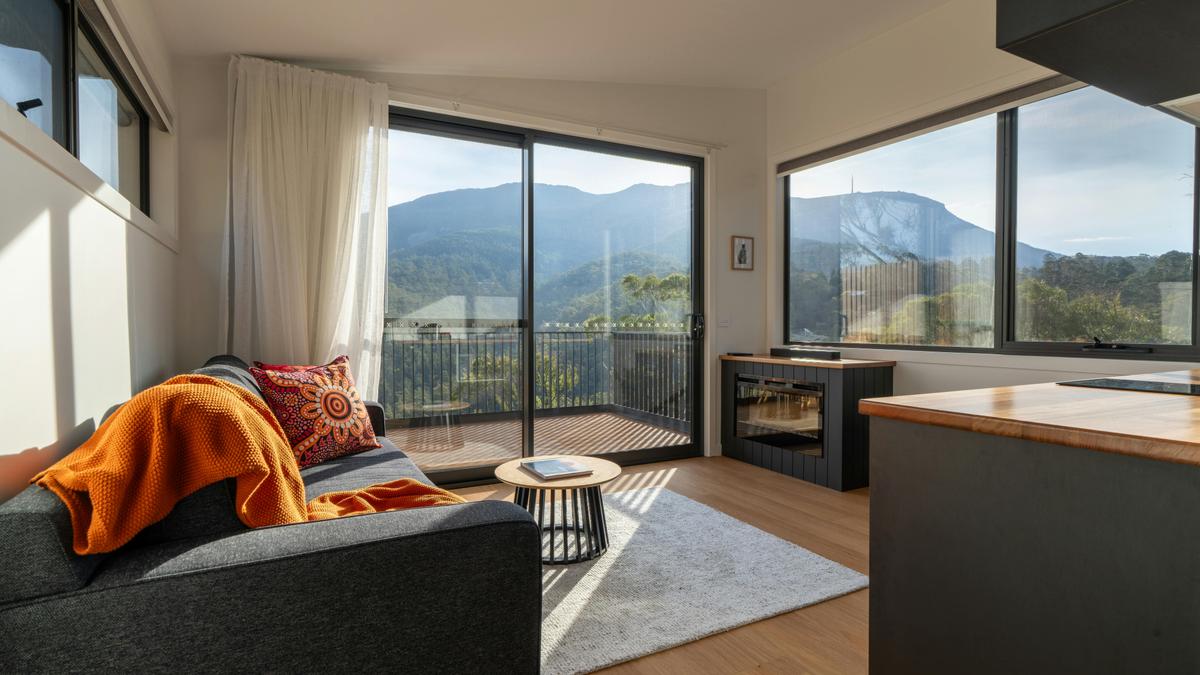 Living Room of Ironbark Cabin