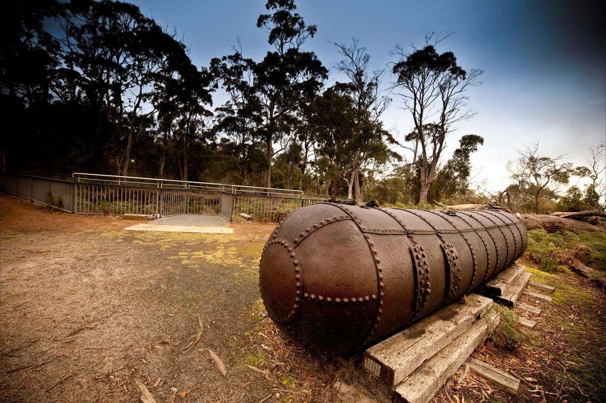 Historic Oil Bunker at the Coal Mines Historic Site