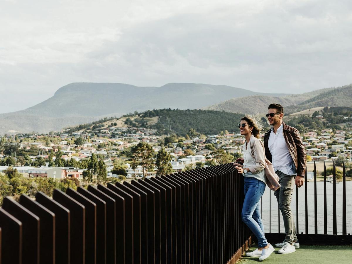 MONA with Mt Wellington