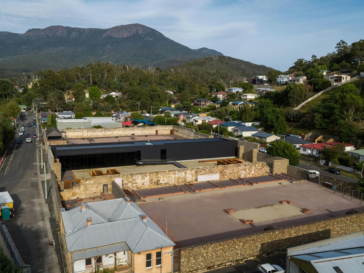 Cascades Female Factory aerial