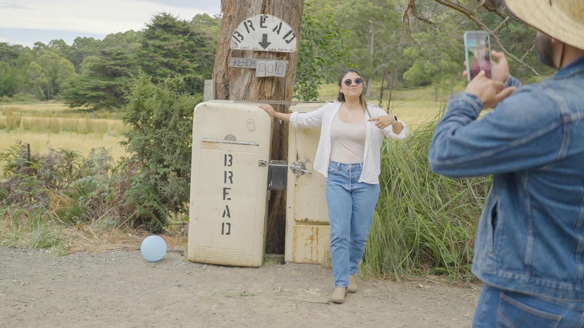 Visit the famous Bruny Island Baker Bread Fridge