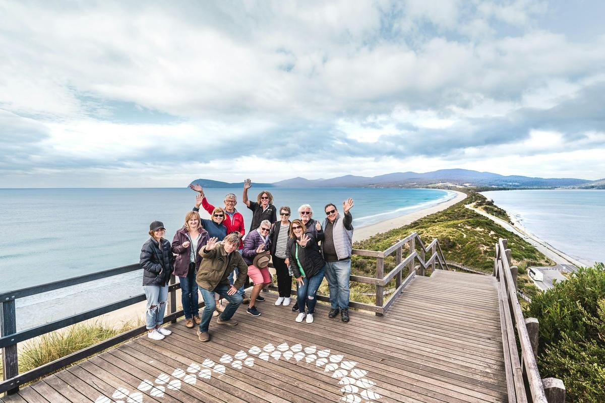 Climb the Truganini Lookout at The Neck