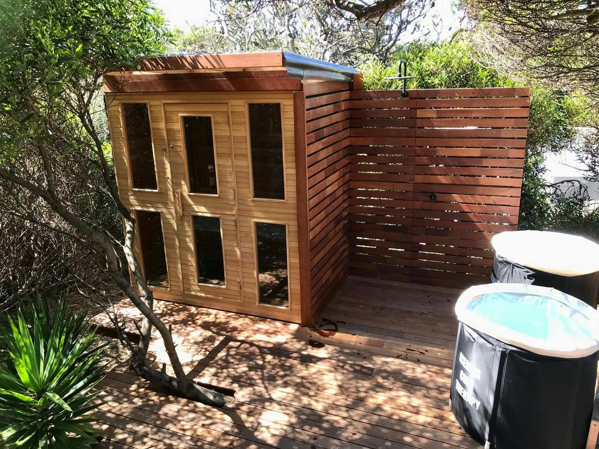 ice bath sauna area