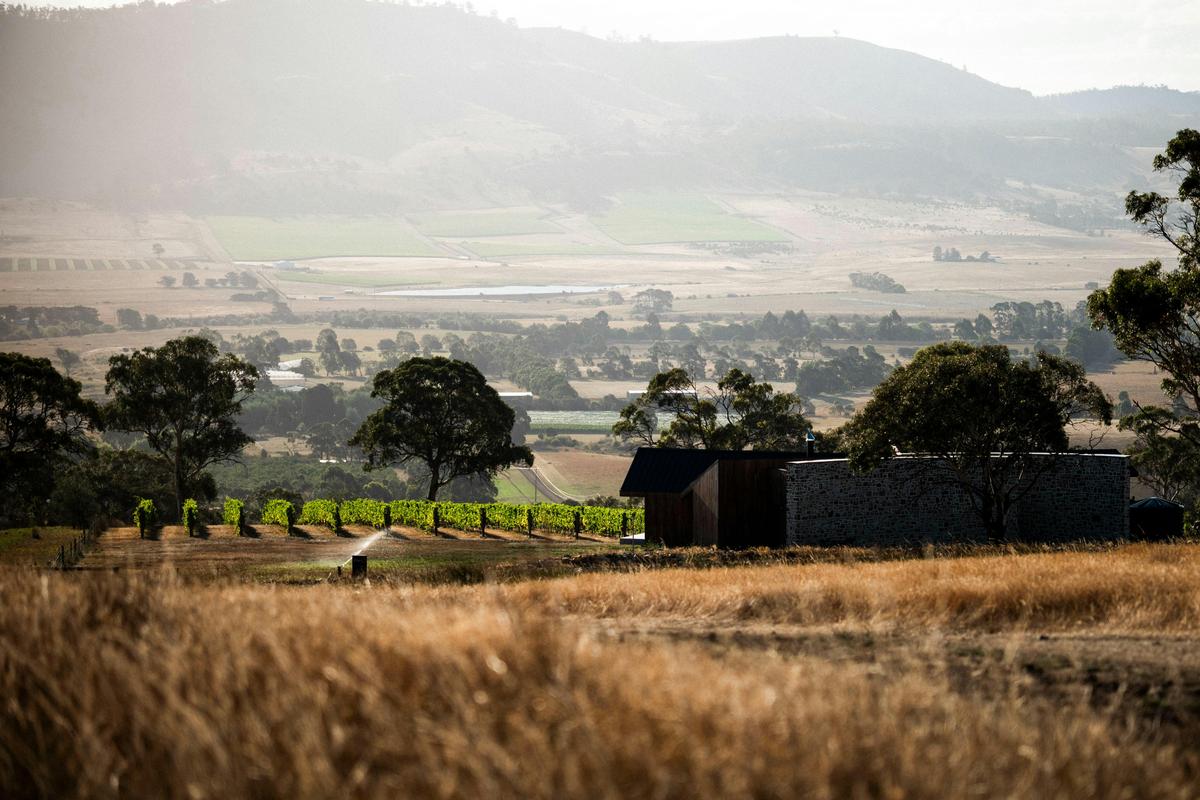View of the Coal River Valley from Caledon Estate