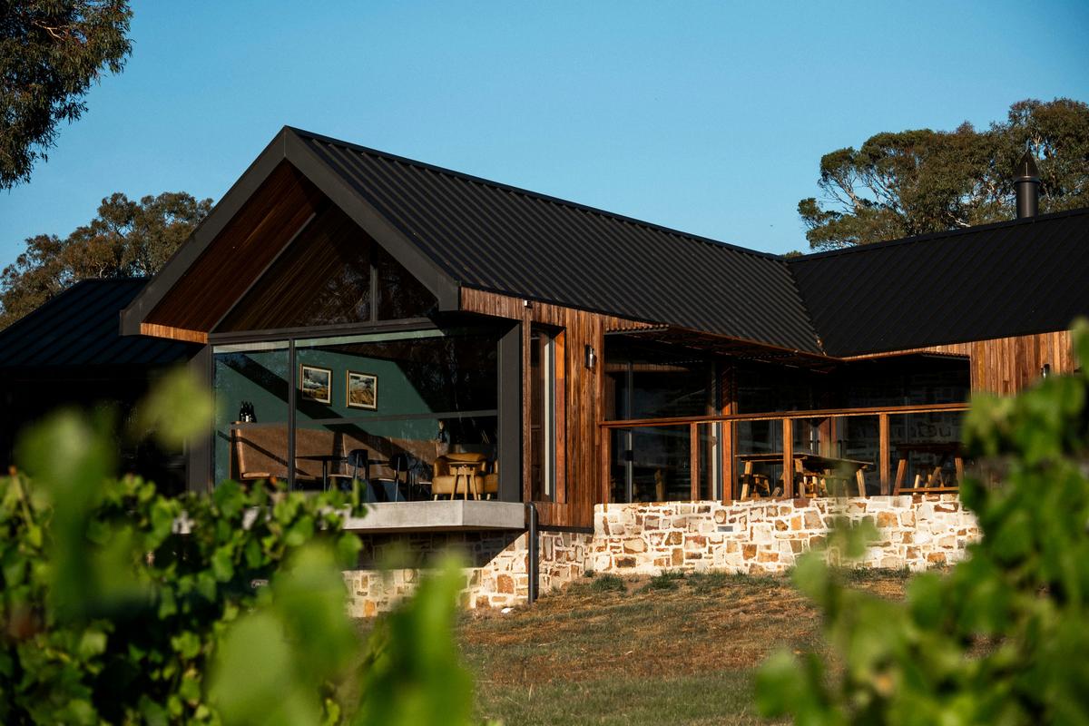 Caledon Cellar Door features sandstone from the farm.